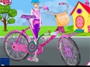 giocare Barbie Bicycle Wash And Repair