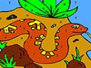 giocare Snake on the land coloring