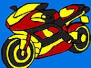 giocare Fast cross motorbike coloring