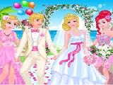 giocare Princesses at barbie s wedding