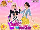 giocare Barbie rockstar vs  popstar