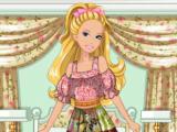 giocare Barbie's patchwork peasant dress