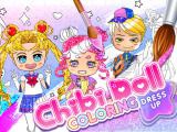 giocare Chibi doll coloring & dress up