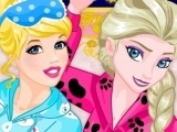 Play Princess Slumber Party Funny Faces now