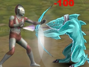 Ultraman vs tough monster