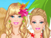 Play Barbie in Hawaii Dress Up now