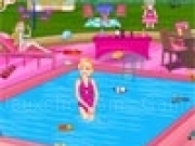 giocare Barbie Pool Party Cleaning