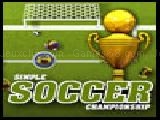 Play Simple soccer championship now