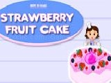 Strawberry fruit cake