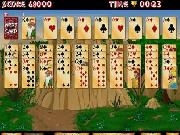 Play Forty thieves solitaire gold now