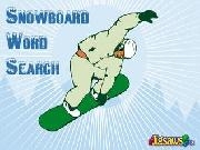 Play Snowboard word search now
