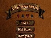Play Forty thieves solitaire now