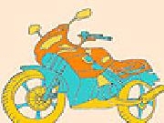 Play Fast motorbike coloring now