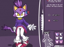 Play Blaze the cat dress up now