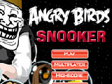 Play Angry birds snooker now
