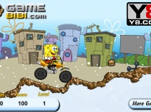 giocare Spongebob snow motorbike