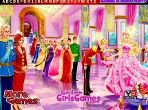 giocare Barbie in royal party hidden letters