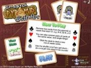 Play Crystal pyramid solitaire now