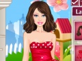 giocare Barbie's dotted dresses