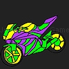 giocare Fascinating and fast motorcycle coloring