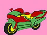 giocare Big skewed motorcycle coloring