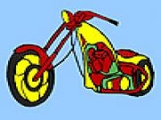 giocare Long street motorcycle coloring