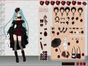 Play Anime gothic girl dress up game now