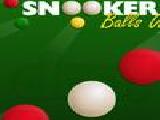 giocare Snooker balls up