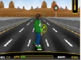 Play Ben 10 highway skateboard now