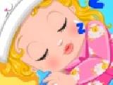 giocare Barbie's baby bedtime
