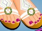 Play Christmas pedicure decoration now