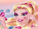 giocare Super barbie sparkling makeup