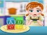 Play Baby anna cooking block cakes now