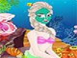 Play Elsa mermaid spa makeover now