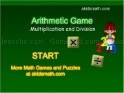 Artihmetic game - multiplication and division