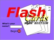 Play Flash cards math edition now
