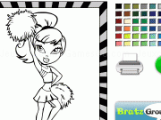 Bratz pom pom coloring