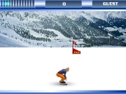 Play Snowboard slalom now