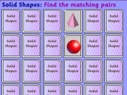 Solid shapes match