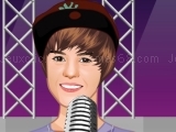 Justin Bieber in concert dress up game