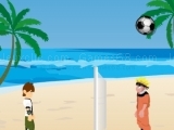 Play Beach ball game - Naruto And Ben 10 now