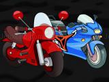 giocare Cartoon motorbike jigsaw