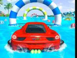 Play Water surfing car stunts car racing game now