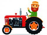 Play Cartoon farm traktors now