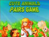 Play Cute animals pairs game now