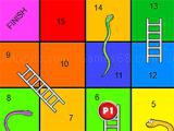 giocare Snake and ladder board