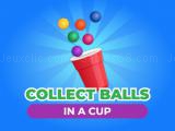 giocare Collect balls in a cup