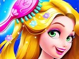giocare Long hair princess salon
