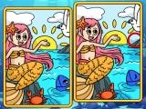 Play Mermaids: spot the differences