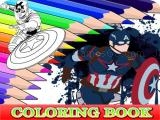 giocare Coloring book for captain america